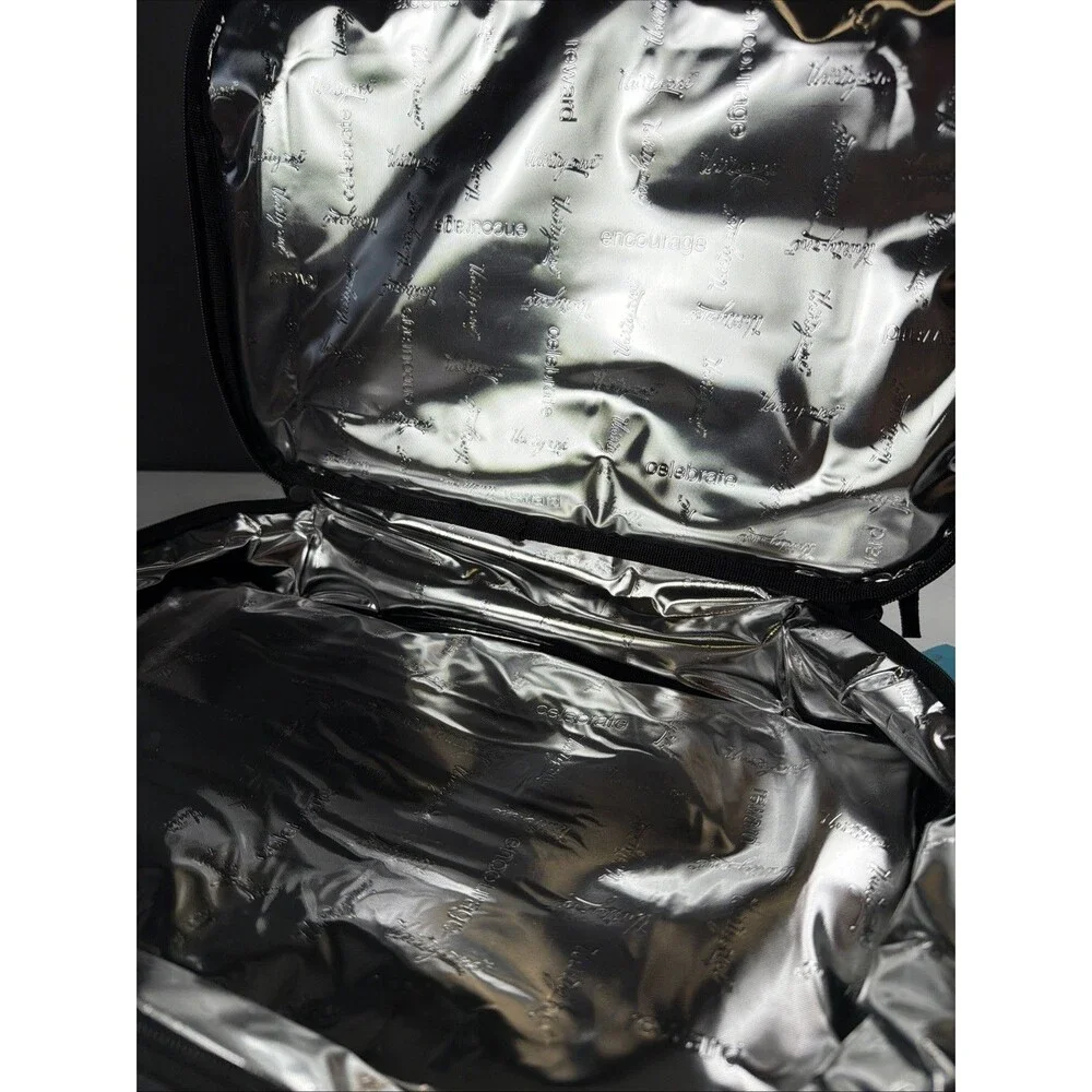 Thirty One Perfect Party Set Dual Thermal CASSEROLE CARRIER – Black White Plaid
